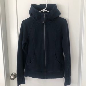 Lululemon navy blue scuba hoodie